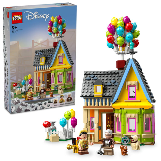 LEGO Disney and Pixar ‘Up’ House Buildable Toy with Balloons, Carl, Russell and Dug Figures, Collectible Model Set, Iconic Gift Idea for Kids, Girls & Boys 43217