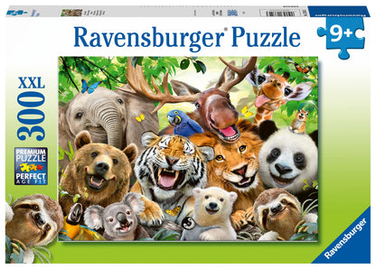Ravensburger Exotic Animals Selfie 300 Piece Jigsaw Puzzle for Adults and Children Age 9 Years +