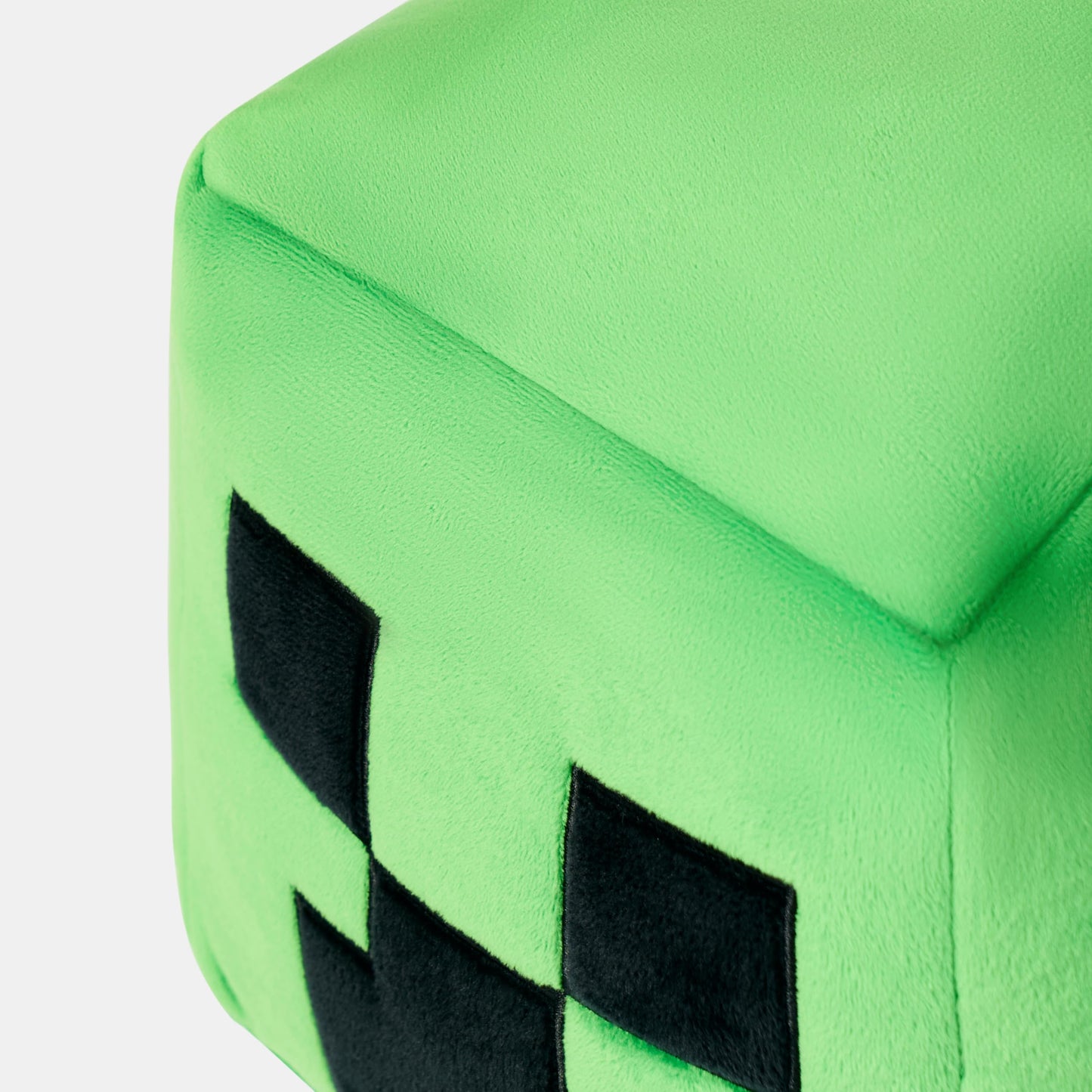 OHS Minecraft Creeper Head Plush Pillow Soft Stuffed Toy Kids Teenagers Back Support Cushion for Sofa Bedroom Accessories Decorative Throw Pillow Gifts for Gamers, Green - 20cm