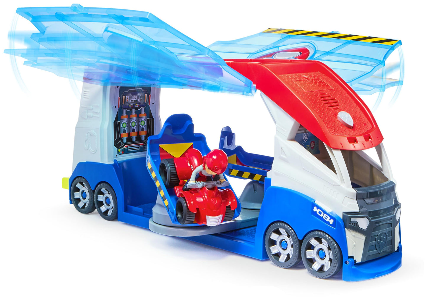 Paw Patrol, Transforming PAW Patroller with Vehicle Launchers, Lights & Sounds, Ryder Action Figure & ATV Toy Car, Kids’ Toys for Boys & Girls Ages 3+