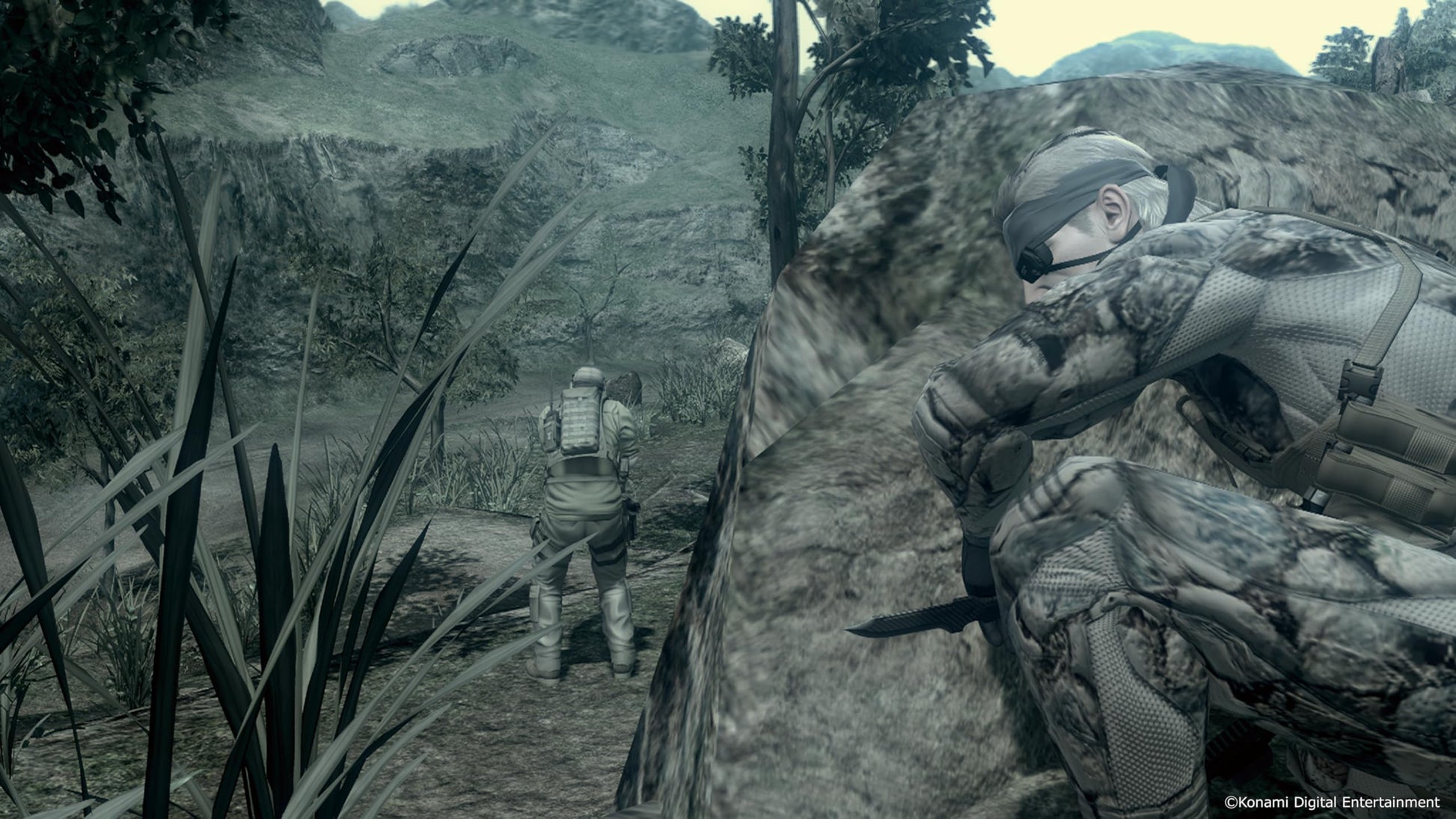 Metal Gear Solid Master Collection Volume 2 Day One Edition for Switch, featuring game case with artwork and branding.