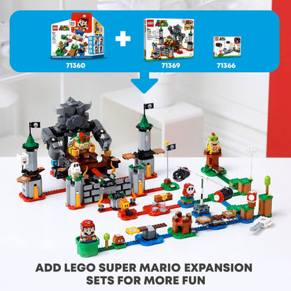 LEGO Super Mario Adventures with Mario Starter Course set featuring buildable toy game and interactive Mario figure for kids.