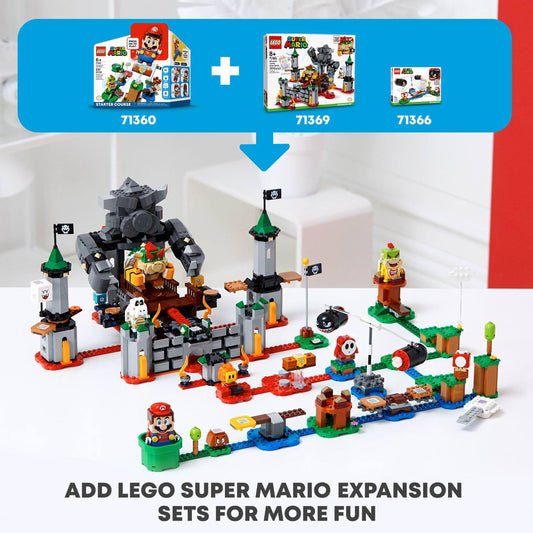 LEGO Super Mario Adventures with Mario Starter Course set featuring buildable toy game and interactive Mario figure for kids.