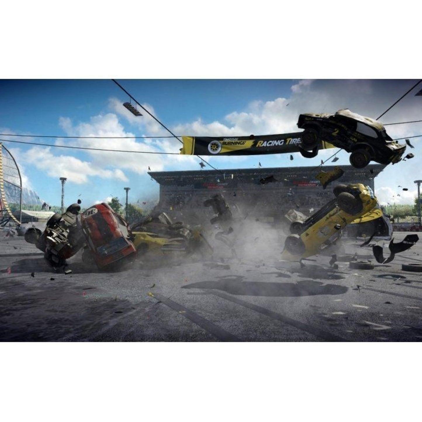 Wreckfest PS5 game case by THQ Nordic featuring a racing car and demolition derby scene on the cover.