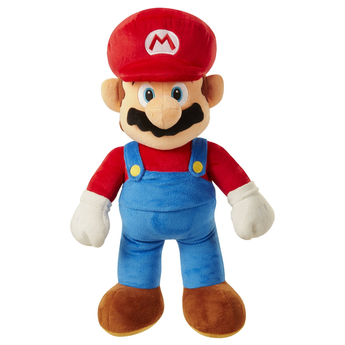 Nintendo Jumbo Super Mario Plush, 20” / 50cm Cuddly Soft Toy Made From Super Soft Fabrics, Perfect for Collectors and Kids