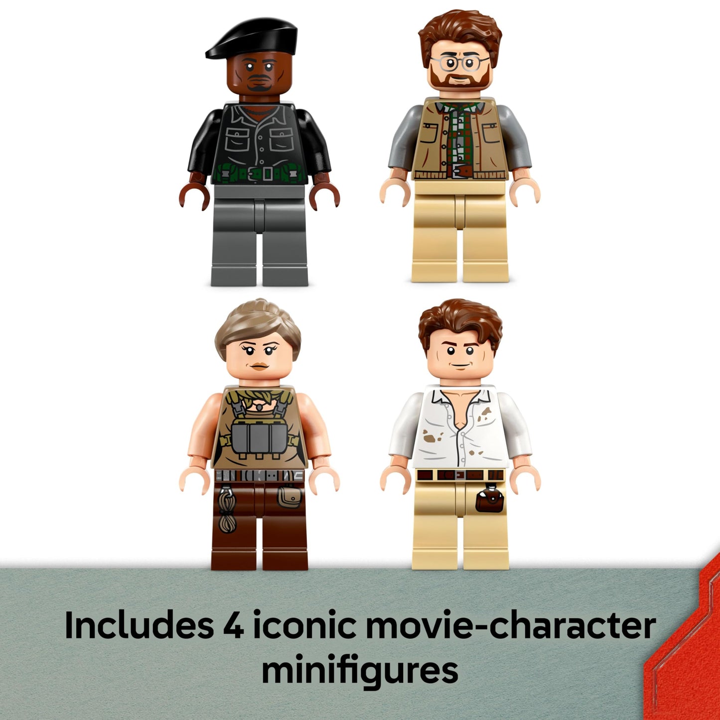 LEGO Jurassic World Spinosaurus & Quetzalcoatlus Air Mission Toy - incl. 2 Dinosaur Figures, Truck & Helicopter Toys plus 4 Minifigures - Dino Gift for 8+ Year Old Boys & Girls - 76976