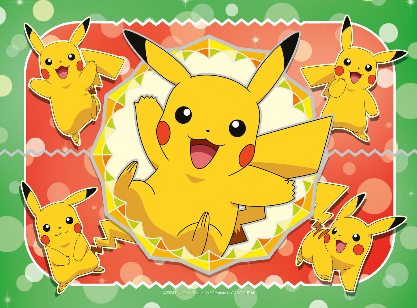 Ravensburger Pokemon jigsaw puzzles for kids, featuring 12, 16, 20, and 24 piece designs in colorful scenes.