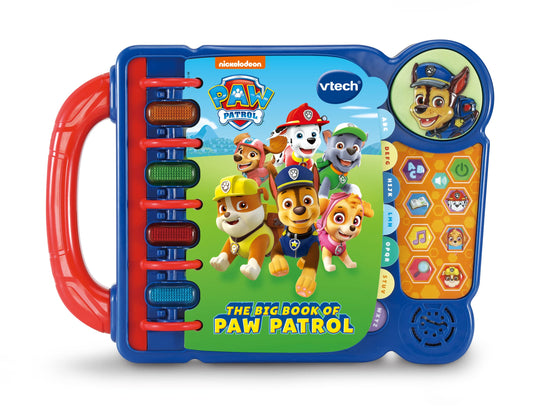 VTech PAW Patrol: The Big Book of PAW Patrol, Official PAW Patrol Character Book, Educational Learning Toy, Learn Letters & Words, Music & Phrases, Gift for Children 2, 3, 4, 5 Years, English Version