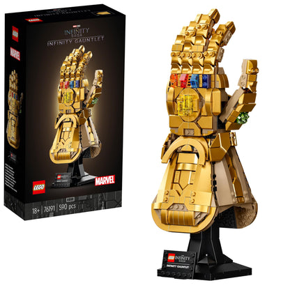 LEGO | Marvel Infinity Gauntlet Building Set for Adults - Avengers Model Kit incl. a Thanos Glove with Infinity Stones - Collectible Gift for Fans - 76191
