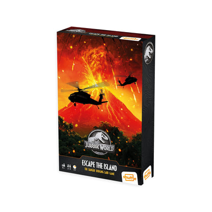 Cartamundi Jurassic World Escape The Island Card Game, For 2-4 Players, Great Gift For Kids Aged 6+