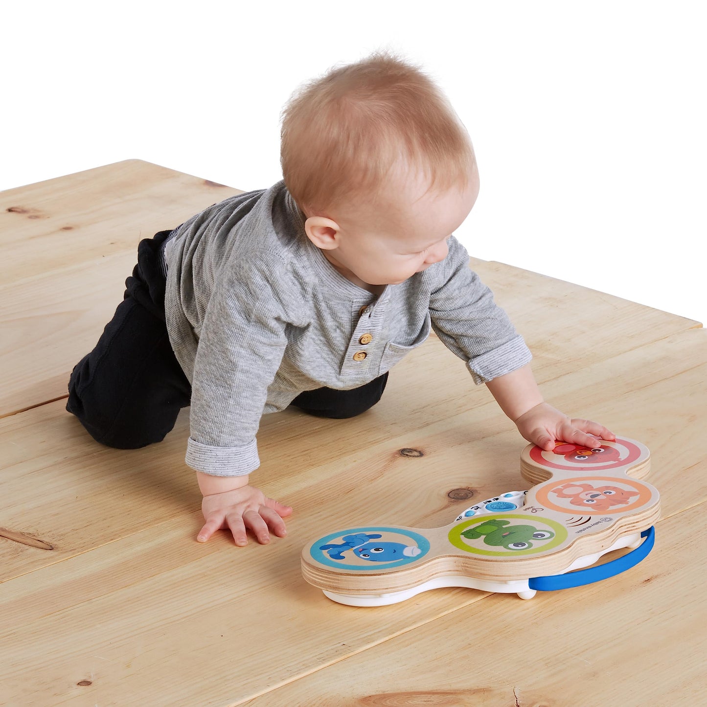 Baby Einstein Magic Touch Wooden Drum Musical Toy, Ages 6 months+