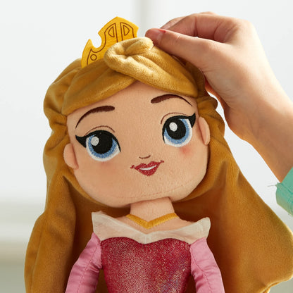 Disney Store Official Aurora Soft Toy Doll, Sleeping Beauty, 37cm/14”, Plush Cuddly Plush with Embroidered Details, the Princess Dressed in Signature Outfit with Shimmery Bodice, Suitable for Ages 0+