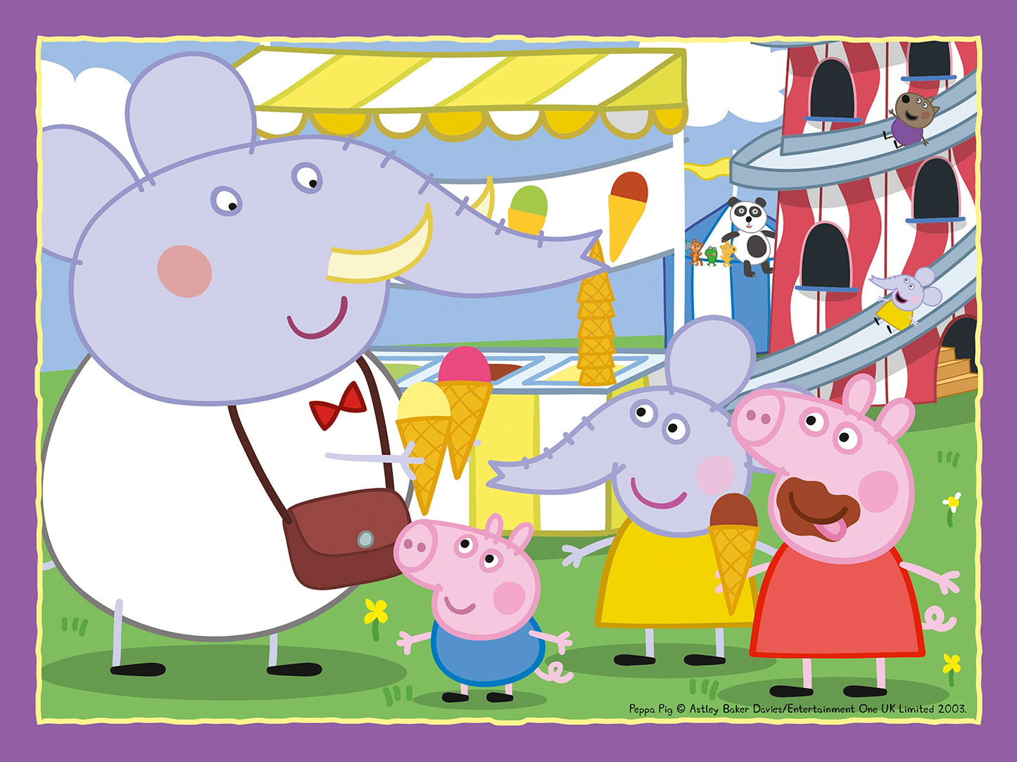Ravensburger Peppa Pig 4 in Box Jigsaw Puzzles for Kids Age 3 Years Up - 12, 16, 20 & 24 Pieces - Gifts for Kids