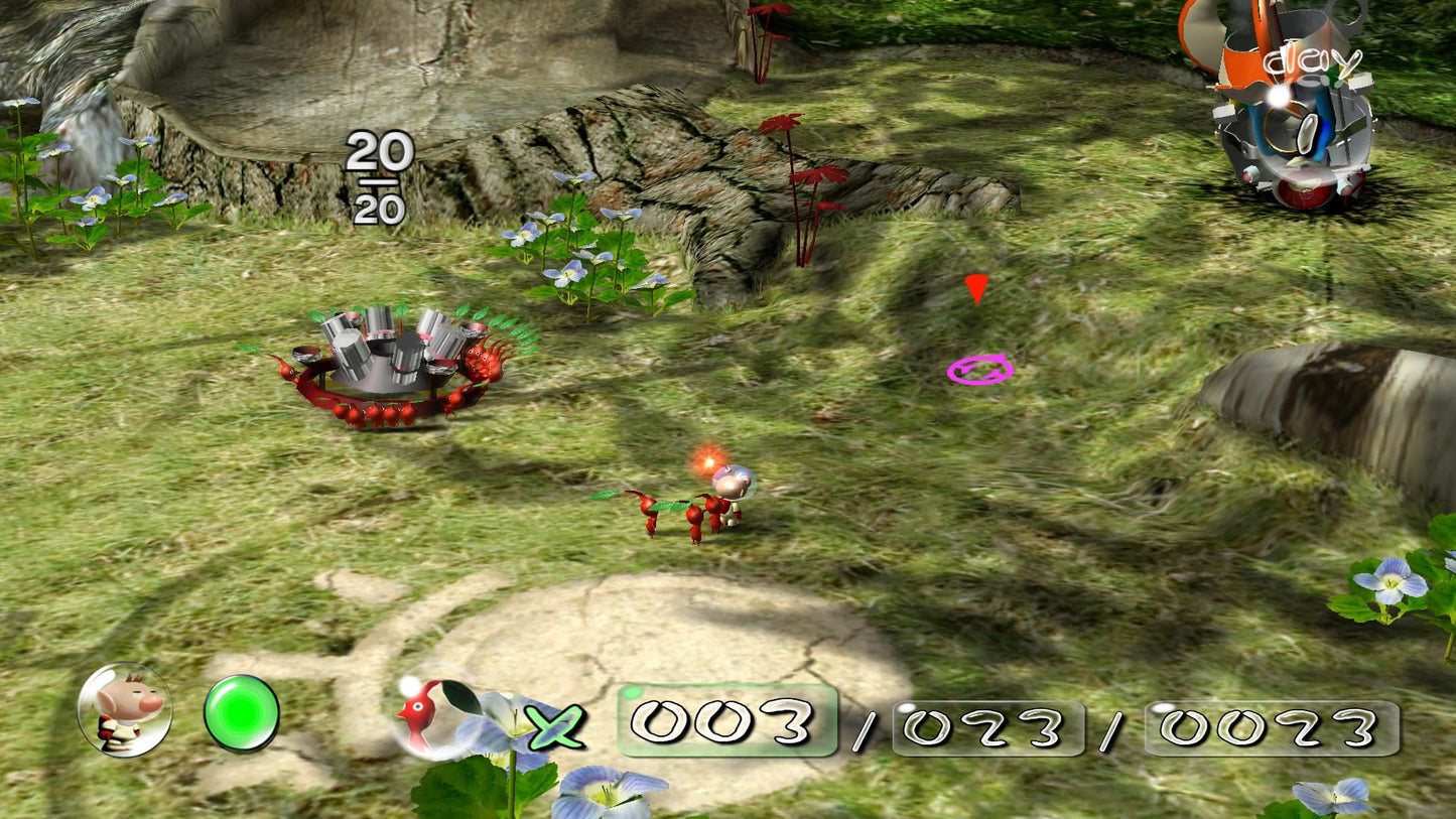 Nintendo Pikmin 1 and 2 Double Pack for Nintendo Switch, featuring colorful Pikmin characters and game cases in the image.