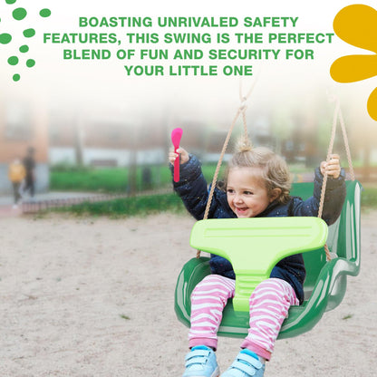 Deluxe Baby Swing Seat - with Secure Safety System
