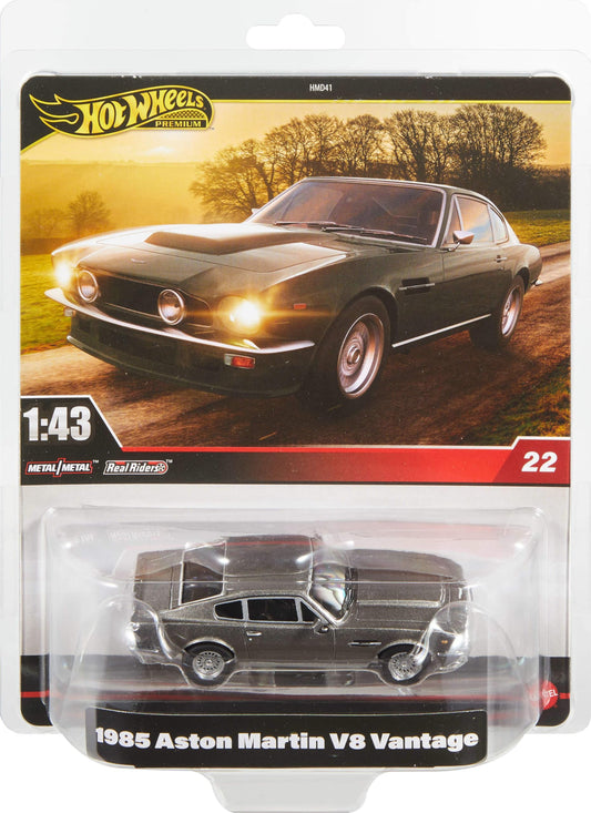 Hot Wheels Premium Aston Martin, 1:43rd Scale Vehicle, Officially Licensed Replicas for Adult Collectors, Real Riders Tires, Metal/Metal Body & Chassis, HWT12