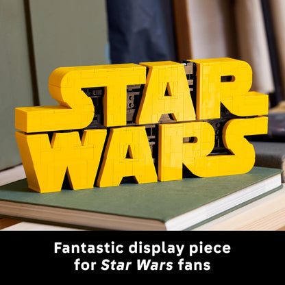 LEGO Star Wars 75407 brick-built logo set designed for adults, featuring iconic pop culture design for display or collection.