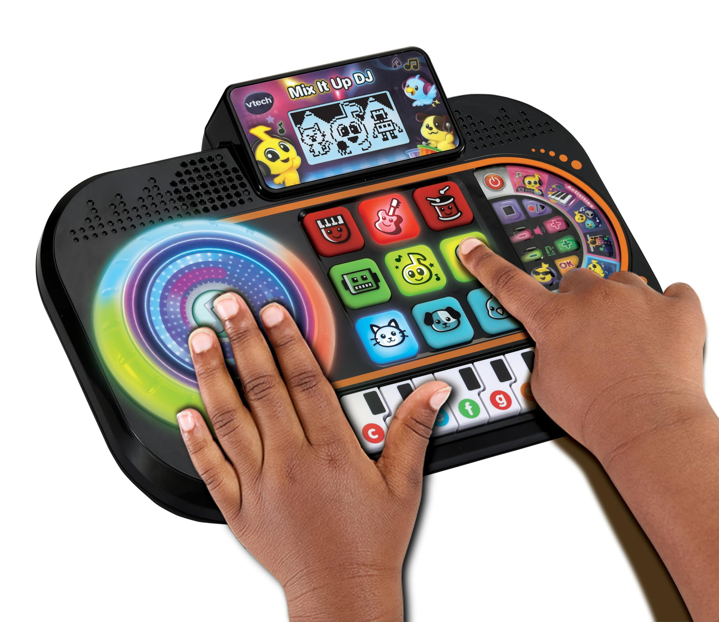 VTech Mix It Up DJ, DJ Mixer Toy for Kids, Lights and Sound Effects, 25 Interactive Buttons, Educational Toy, Interactive Toy for Kids Ages 3, 4, 5 Years, English Version
