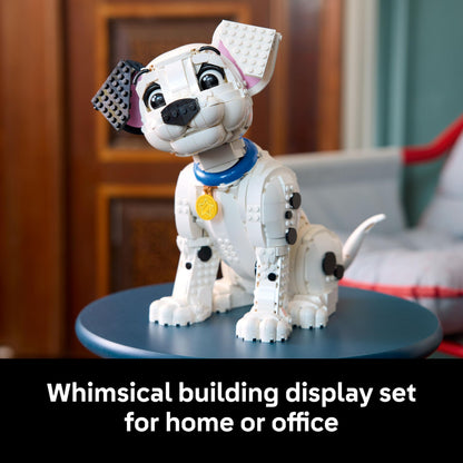 LEGO | Disney 101 Dalmatians Puppy Figure - Customisable Building Set for Adults - Transforms Into 1 of 6 Cute Dogs with a Rotating Head and Tail - DIY Home Decor - Gift Idea for Fans - 43269