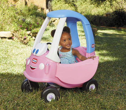 little tikes Princess Cozy Coupe Car - Ride-On with Real Working Horn, Clicking Ignition Switch, & Fuel Cap, 84 cm (H) x 72 cm (W) x 44 cm (D)