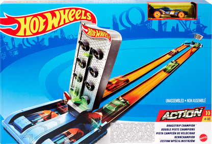 Hot Wheels GBF82 Action Sets 3 Sets in Assortment for Racing, Competition and Skill Building Boys Ages 4 to 10 Years Old