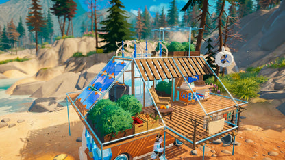 Nintendo Switch 2 game Outbound by Silver Lining Interactive, showing colorful in-game scene on screen with game case.