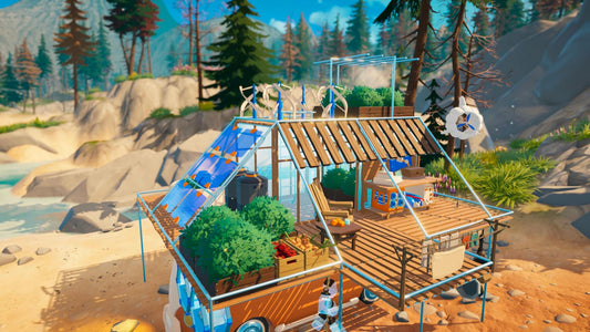 Nintendo Switch 2 game Outbound by Silver Lining Interactive, showing colorful in-game scene on screen with game case.