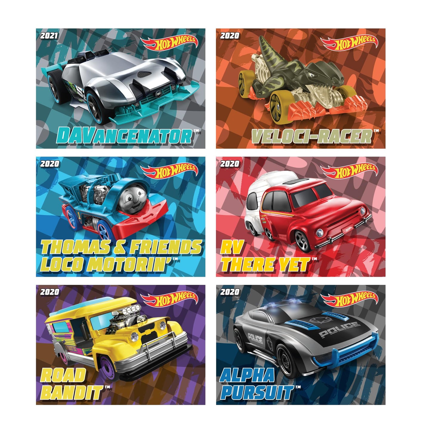 Hot Wheels On The Road Trading Card Collection - Starter Pack