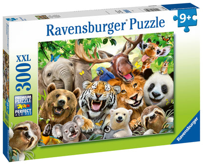 Ravensburger Exotic Animals Selfie 300 Piece Jigsaw Puzzle for Adults and Children Age 9 Years +