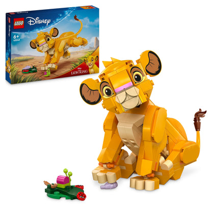 LEGO ǀ Disney Simba the Lion King Cub Building Toy for 6 Plus Year Old Girls & Boys, Construction Figure Playset, 1994 Movie Memorabilia Set, 30th Idea for Kids 43243