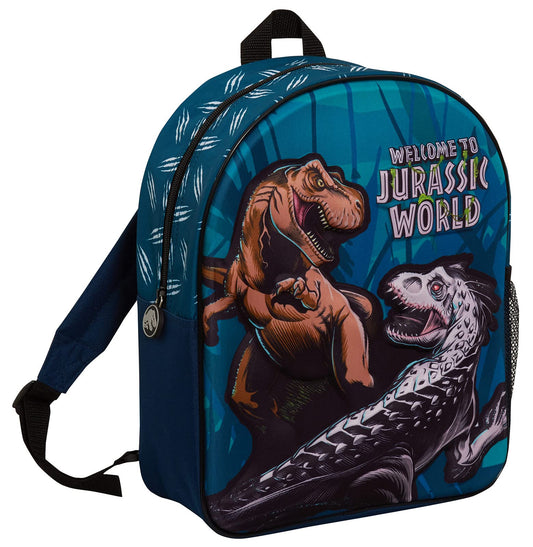 Jurassic World Bag Boys Backpack T-Rex Dinosaur Backpack for Kids Back to School Rucksack Lunch Bag