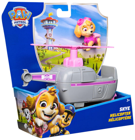 Paw Patrol, Skye’s Helicopter, Toy Vehicle with Collectible Action Figure, Sustainably Minded Kids’ Toys for Boys & Girls Aged 3 and Up