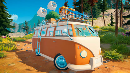 Nintendo Switch 2 game Outbound by Silver Lining Interactive, featuring colorful cover art and gameplay scenes.