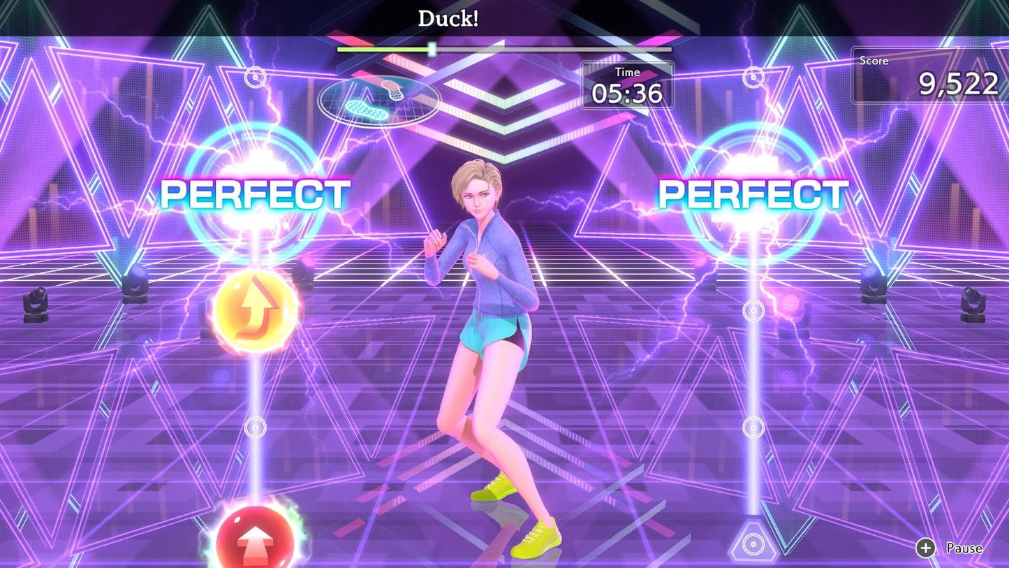 Nintendo Fitness Boxing 3: Your Personal Trainer game cover showing boxing, fitness equipment, and energetic workout scene.