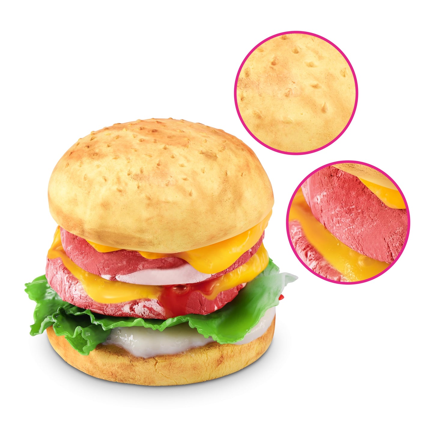 Slime Mart small burger basket for making compound slime, soft slime toy arts and crafts kit for kids ages 6-10.