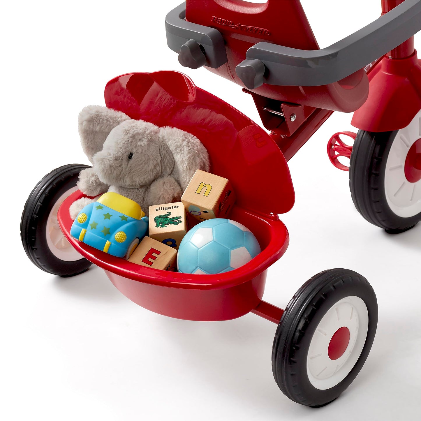 Radio Flyer 3-in-1 Stroll 'N Trike, Red Toddler Trike For 1.5-5 Years Old