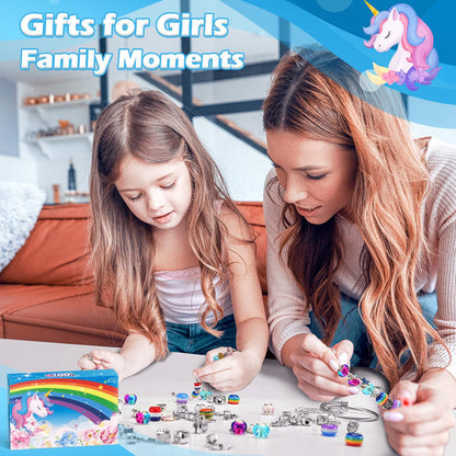 ZOOI Bracelet Making Kit, Jewellery Making Kit for Girls Gifts for 5-13 Year Old Girl Toys Arts and Crafts Kits for Kids, Stocking Fillers Kids, Gifts for Teenage Girls Birthday Presents