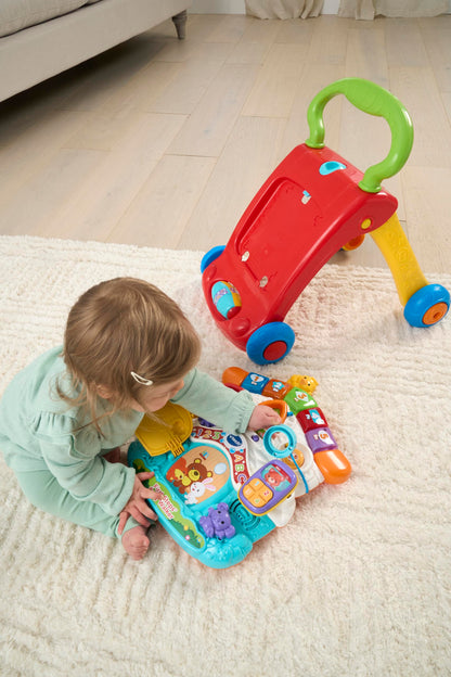 VTech First Steps Baby Walker | Push Along Walker Baby Toy with Shapes, Sounds, Music, Phrases, Pretend Play and More | Suitable for Babies from 6 Months, 1, 2 & 3 Year Olds, Boys & Girls