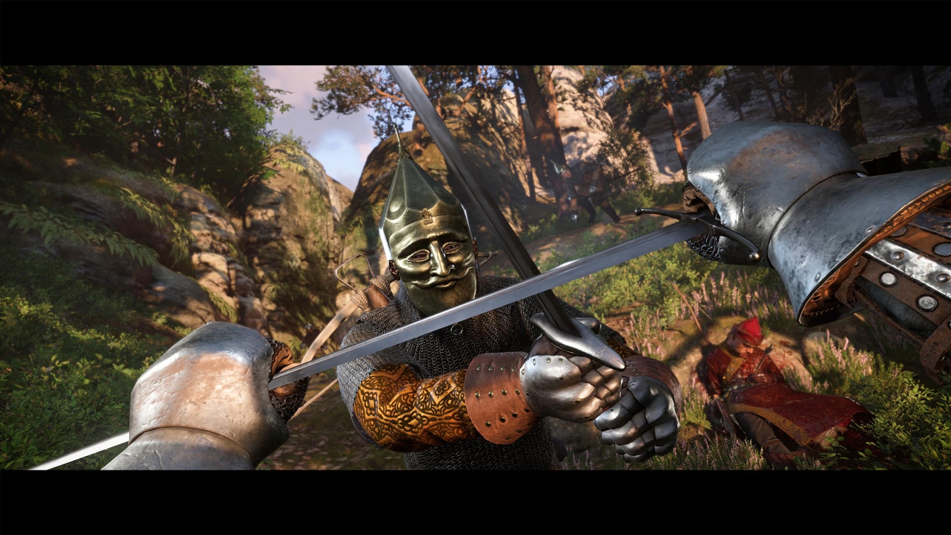 Deep Silver Kingdom Come: Deliverance II PlayStation 5 game cover art with medieval knight and title text.