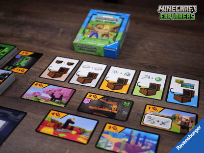 Ravensburger Minecraft Gifts - Explorers Cooperative Strategy Card Games for Adults and Kids Age 8 Years Up - 2 to 4 Players - 2024