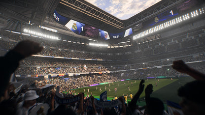 Nintendo Switch game case for EA SPORTS FC 26 by Electronic Arts, featuring vibrant sports-themed artwork on the cover.