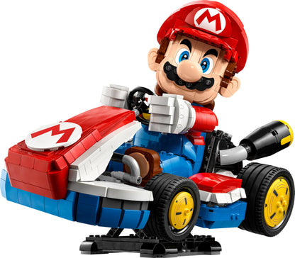 LEGO Mario Kart – Mario & Standard Kart - Nintendo Character Display Figure & Car Model Kit for Gaming Fans - 72037