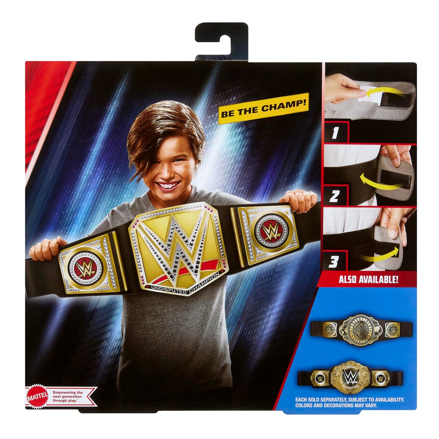 (Gold) WWE Championship - Toy Wrestling Championship Belt Kid Size