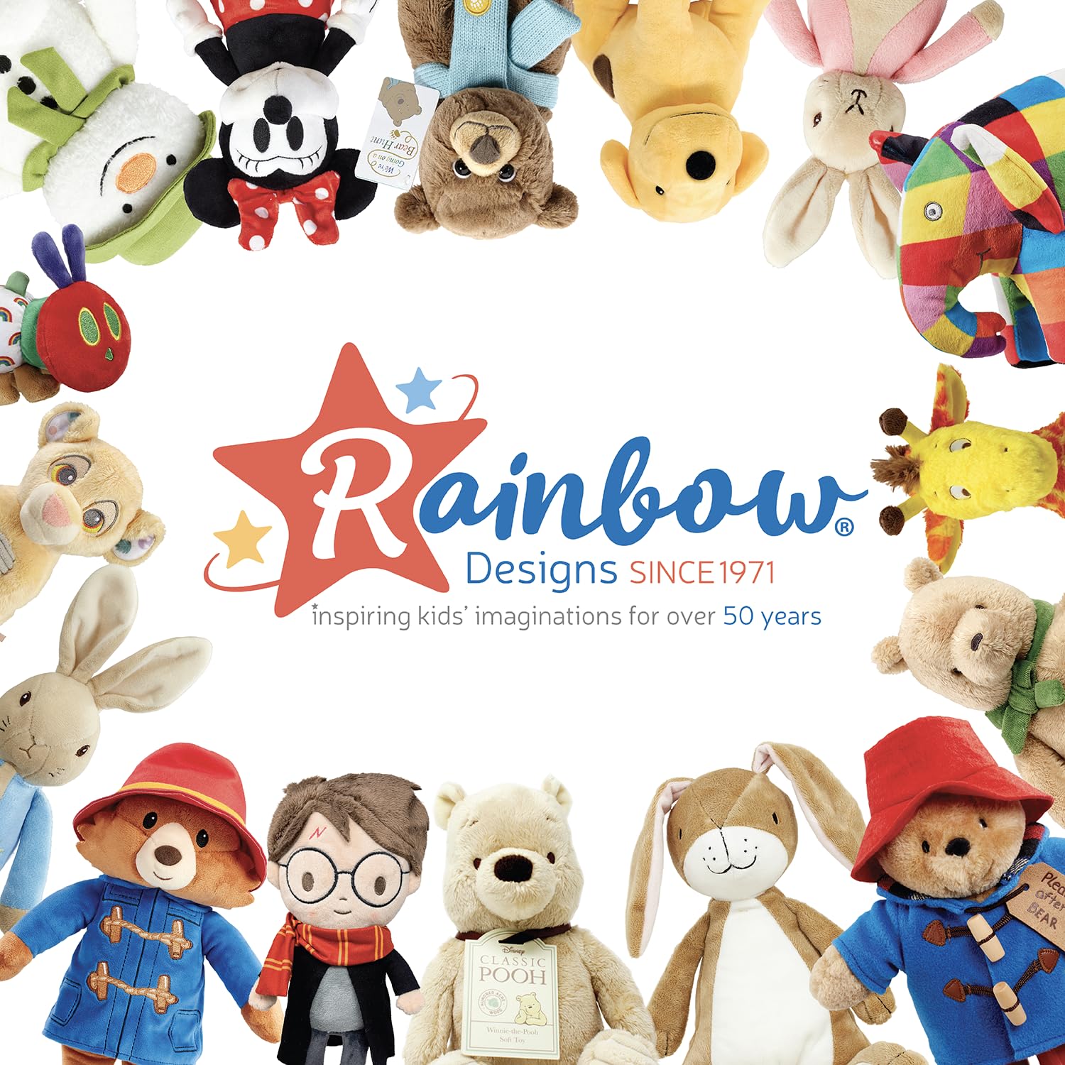 Rainbow Designs Harry Potter on the Go activity toy clip-on pram with squeaky owl, crinkle broomstick, and sensory features for babies.