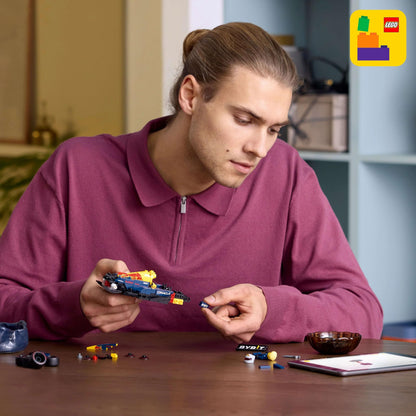 LEGO Speed Champions Oracle Red Bull Racing RB20 F1 Race Car Model with a Collectible Formula 1 Driver Minifigure - Display Set for Adult Motorsport & Racing Fans 77243
