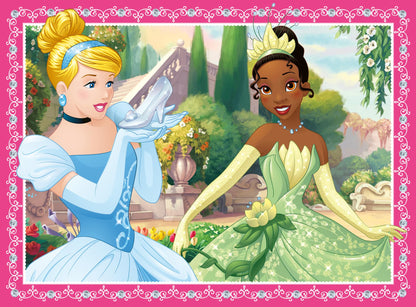 Ravensburger Disney Princess 4 in Box Jigsaw Puzzles for Kids Age 3 Years and Up - 12, 16, 20 & 24 Pieces
