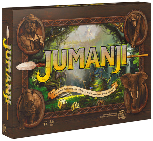 Jumanji The Game, The Classic Adventure Board Game for Kids and Families Aged 8 and Up