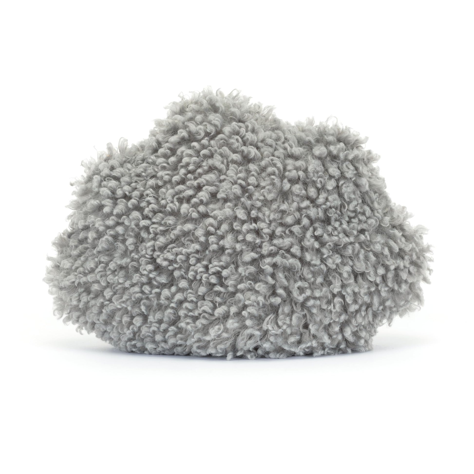 Jellycat Amuseables Storm Cloud plush toy with a smiling face and soft, fluffy texture, perfect for cuddling.