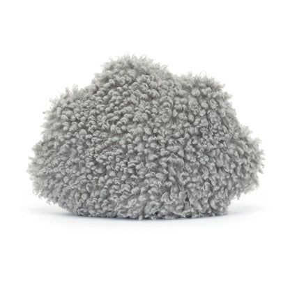 Jellycat Amuseables Storm Cloud plush toy with a smiling face and soft, fluffy texture, perfect for cuddling.