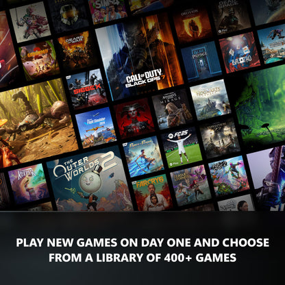 Xbox Game Pass Ultimate 1-month membership download code card featuring Xbox branding and gaming icons.